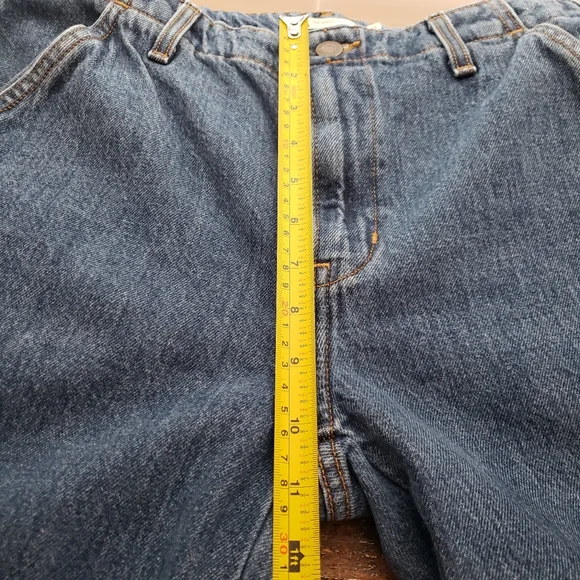 Levi's '94 Baggy Cargo Denim Jeans Pants Color Blue Womens Size 28 - Picture 11 of 12